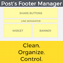 Posts Footer Manager icon