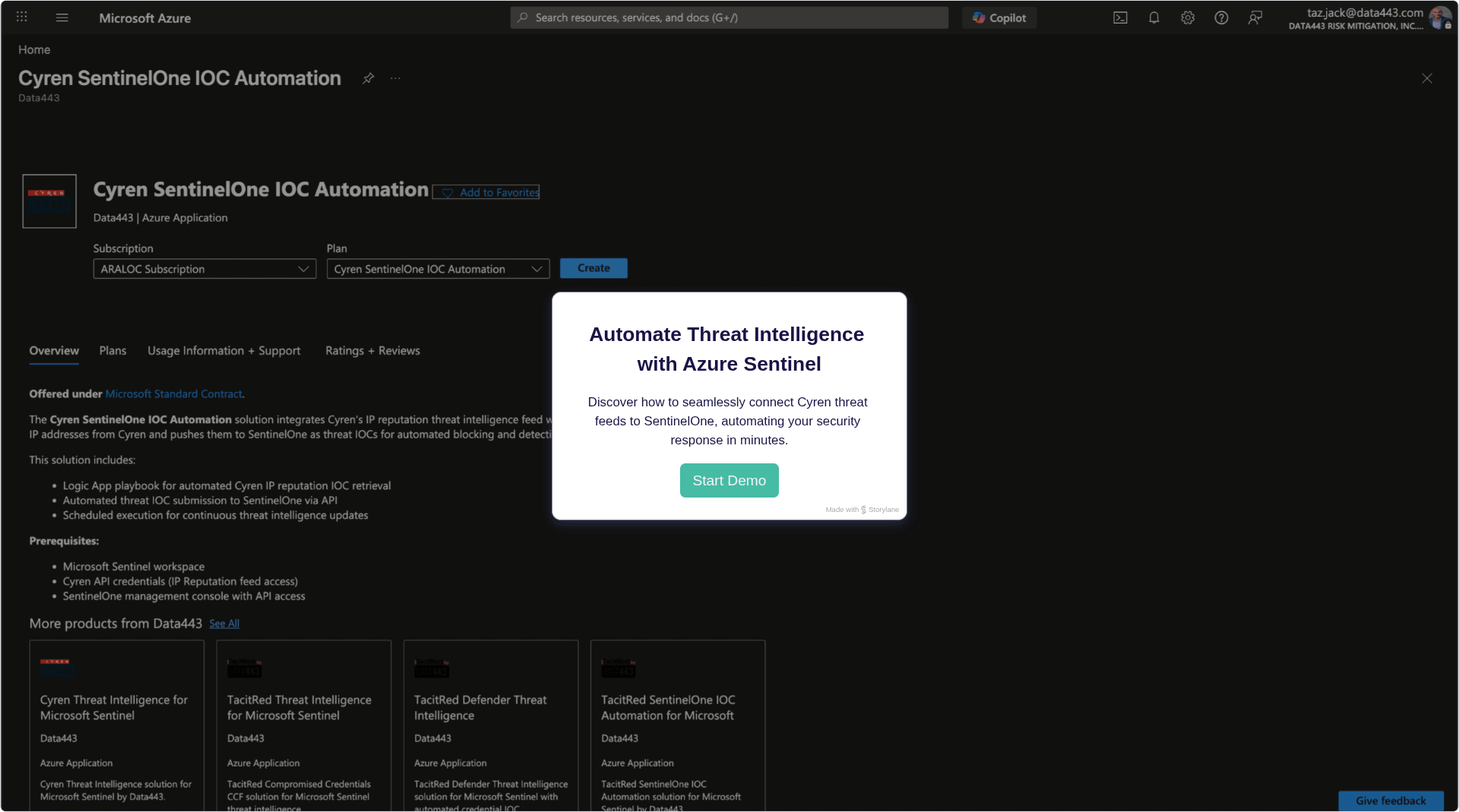 Cyren SentinelOne IOC Automation